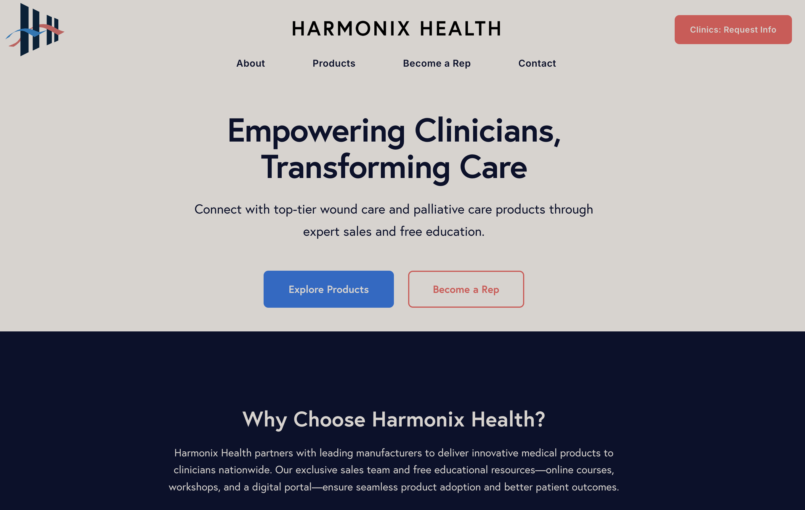 Harmonix Health Website